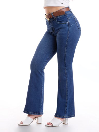 JEAN ALGODÓN FLARE MUJER METAL JEANS BRENDA - 3