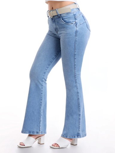 JEAN ALGODÓN FLARE MUJER METAL JEANS BRENDA - 4