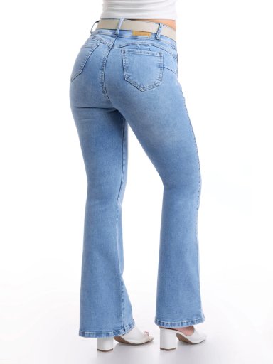 JEAN ALGODÓN FLARE MUJER METAL JEANS BRENDA - 5