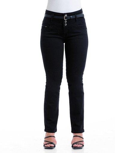JEAN ALGODÓN RECTO MUJER METAL JEANS MARINA - 2