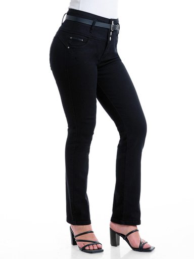 JEAN ALGODÓN RECTO MUJER METAL JEANS MARINA - 3