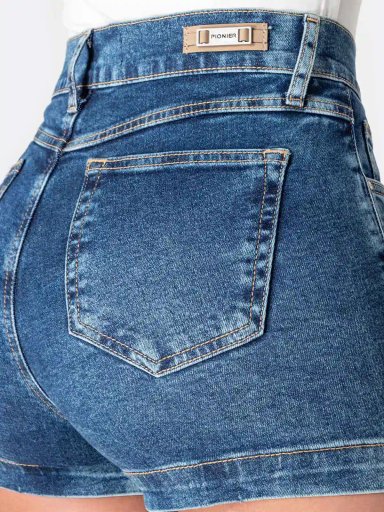 SHORT DENIM MUJER PIONER THAYLE - 5