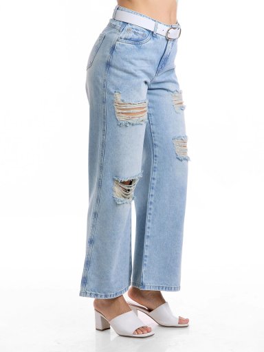 JEANS STRAIGHT MUJER METAL JEANS FLAVIA - 4