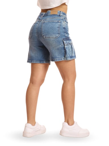 BERMUDA CARGO MUJER METAL JEANS AMATISTA - 2