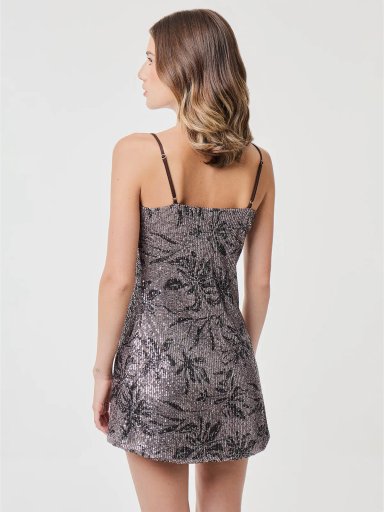 VESTIDO CORTO MUJER INDEX DEPLATA - 2