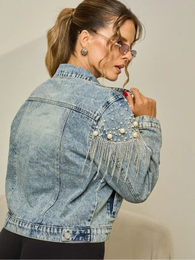 CASACA MUJER GLAM DENIM - 2
