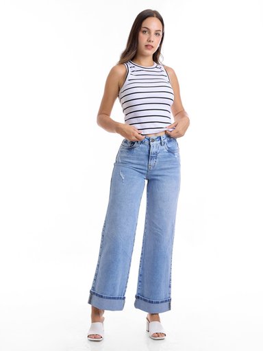 JEANS STRAIGHT MUJER METAL JEANS GITANA - 5