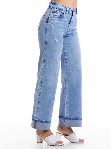 JEANS STRAIGHT MUJER METAL JEANS GITANA - 4