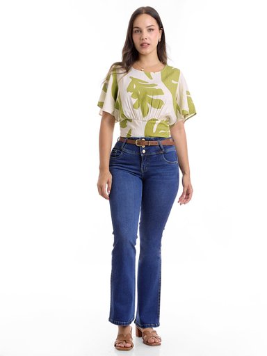 JEANS FLARE MUJER METAL JEANS FRANCESA - 5