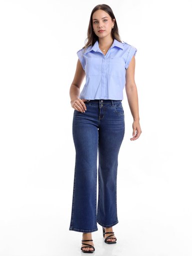 JEANS WIDE LEG MUJER METAL JEANS VALERIA - 5