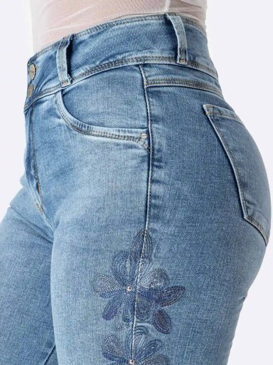JEANS FLARE MUJER PIONER DYANET - 5