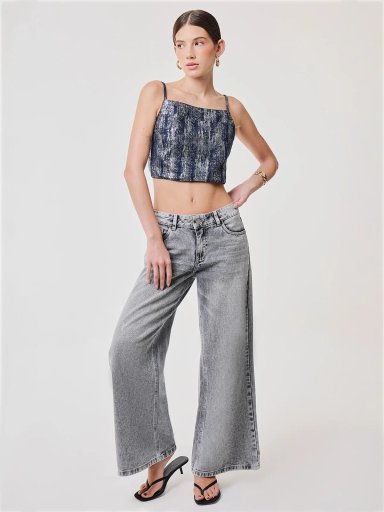 POLO SIN MANGAS MUJER INDEX DENIM - 5
