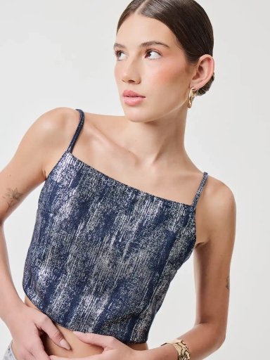 POLO SIN MANGAS MUJER INDEX DENIM - 4