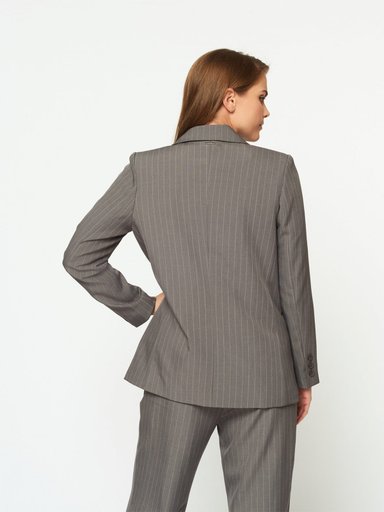 BLAZER MUJER MENTHA Y CHOCOLATE FIORELLA - 3
