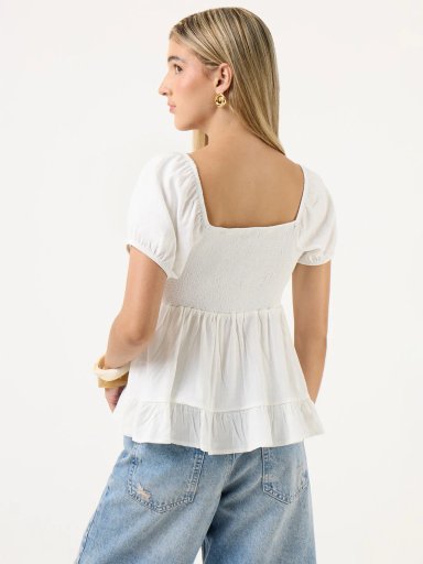 BLUSA MANGA CORTA MUJER INDEX ROMANT - 2