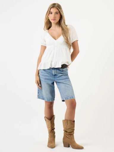 BLUSA MANGA CORTA MUJER INDEX ROMANT - 5