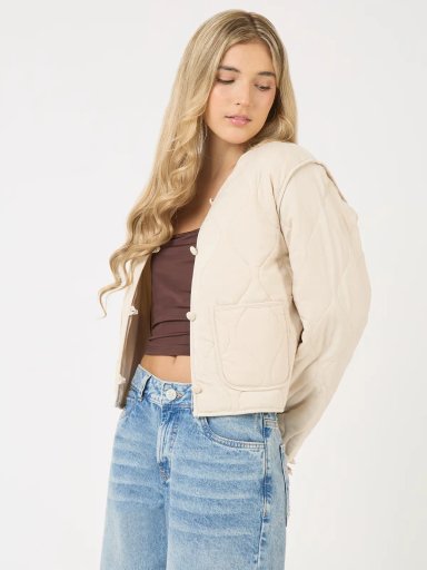 CASACA MUJER INDEX CORTA QUILT - 3