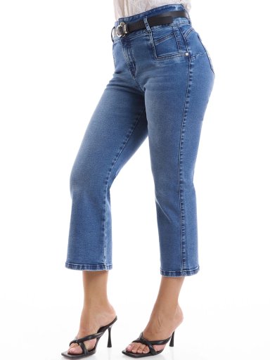 JEANS CROPPED FLARE MUJER METAL JEANS FABIOLA - 4