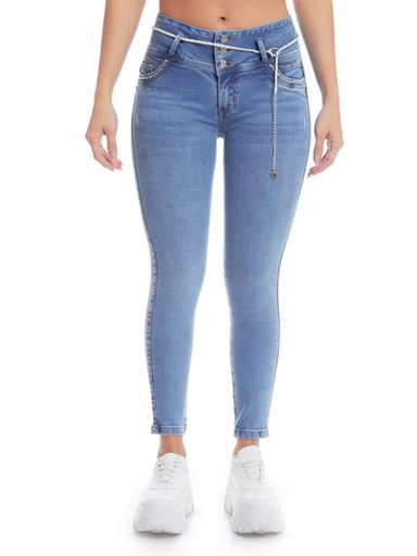 JEANS CROPPED SKINNY MUJER METAL JEANS KITTY - 2