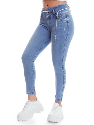 JEANS CROPPED SKINNY MUJER METAL JEANS KITTY - 4