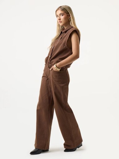CHALECO MUJER INDEX CORTA RAYAS - 5