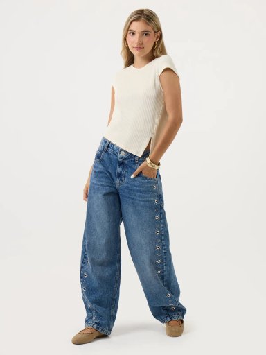 JEANS REGULAR MUJER INDEX TACHAS - 5