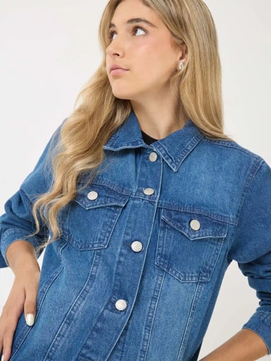 CASACA MUJER PEPE JEANS CORTA ROSE - 4