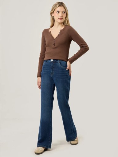 JEANS FLARE MUJER AERO - 5