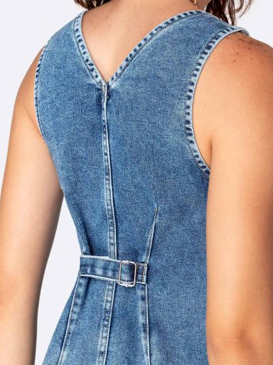 VESTIDO MUJER PIONIER JUMPER DENIM PAULIN - 6