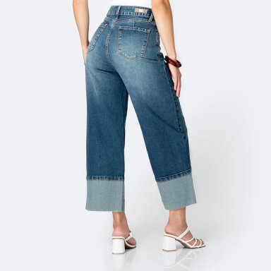 JEANS WIDELEG MUJER PIONER BOHO ANDREYNA - 2