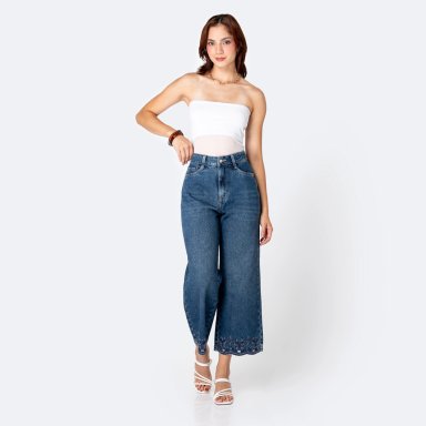 JEANS CULOTTE MUJER PIONIER NIALEH BOHO - 6