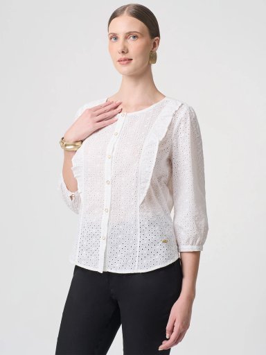 BLUSA MANGA LARGA MUJER JOHN HOLDEN WOMAN URSULA - 3