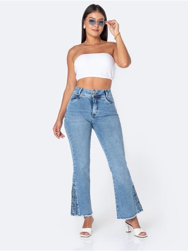 JEANS FLARE MUJER PIONIER LUSY - 4