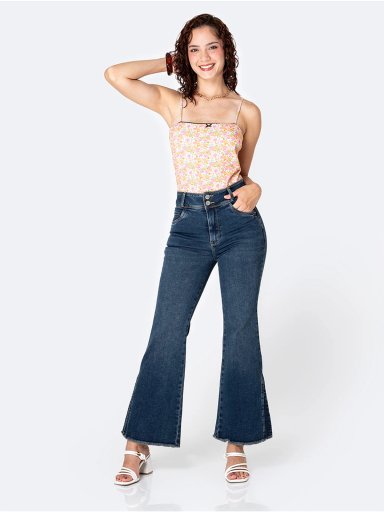 JEANS FLARE MUJER PIONIER LUSY - 4