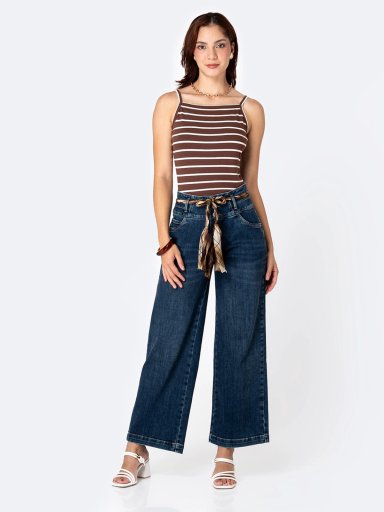 JEANS WIDE LEG MUJER PIONIER NYCKOL - 4
