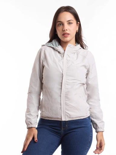 CASACA MUJER METAL JEANS CORTAVIENTO REVERSIBLE GALA - 3
