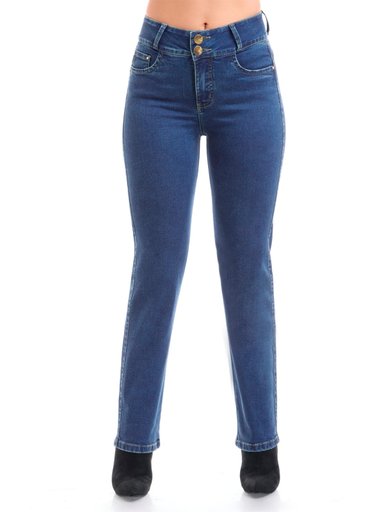 JEANS STRAIGHT MUJER METAL JEANS ELENA - 2