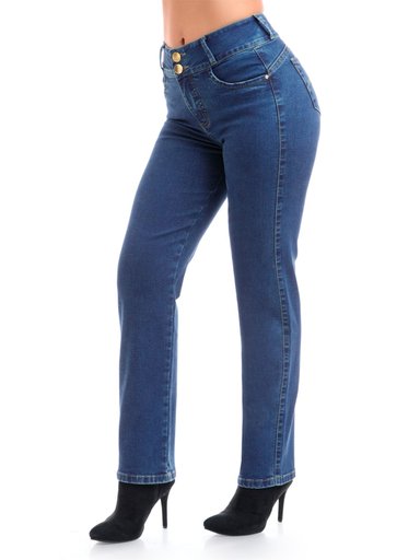 JEANS STRAIGHT MUJER METAL JEANS ELENA - 3