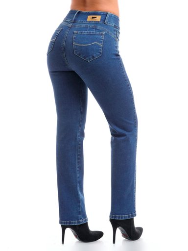 JEANS STRAIGHT MUJER METAL JEANS ELENA - 4