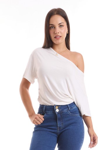 POLO MUJER METAL JEANS ASIMÉTRICO AKESI - 2