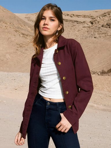 PARKA MUJER KANSAS BOLS DRILL - 4