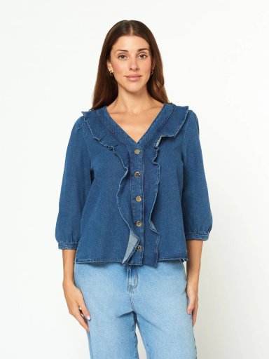 BLUSA MUJER MENTHA Y CHOCOLATE DAFNE - 1