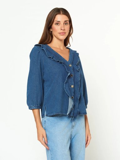 BLUSA MUJER MENTHA Y CHOCOLATE DAFNE - 3