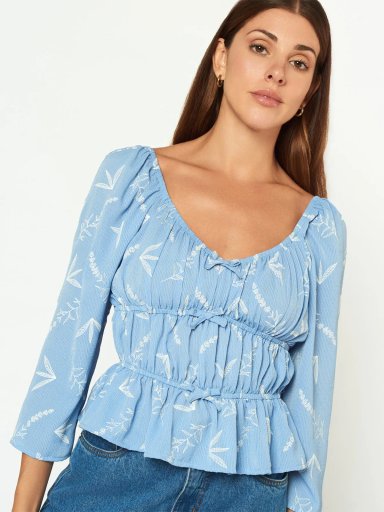 BLUSA MUJER MENTHA Y CHOCOLATE KIRIA - 4