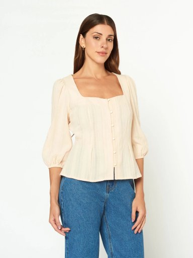 BLUSA MUJER MENTHA Y CHOCOLATE TESSA - 1