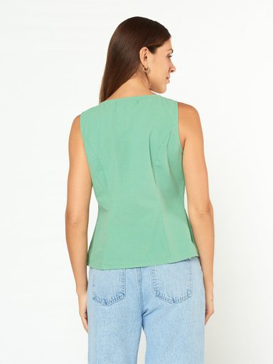 BLUSA MUJER MENTHA Y CHOCOLATE NEW KAMIR - 2
