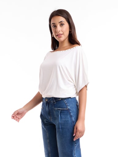 POLO MUJER METAL JEANS TACHAS SELINA - 3