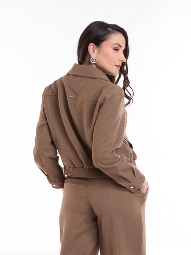 CASACA MUJER METAL JEANS BOMBER LARA - 3