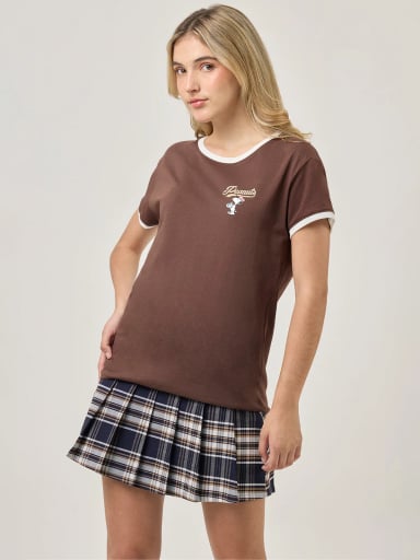 POLO MANGA CORTA ALGODÓN MUJER INDEX SNOOPY - 3