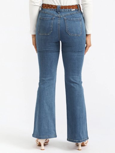 JEANS FLARE MUJER PARADA 111 FRYDDA - 2